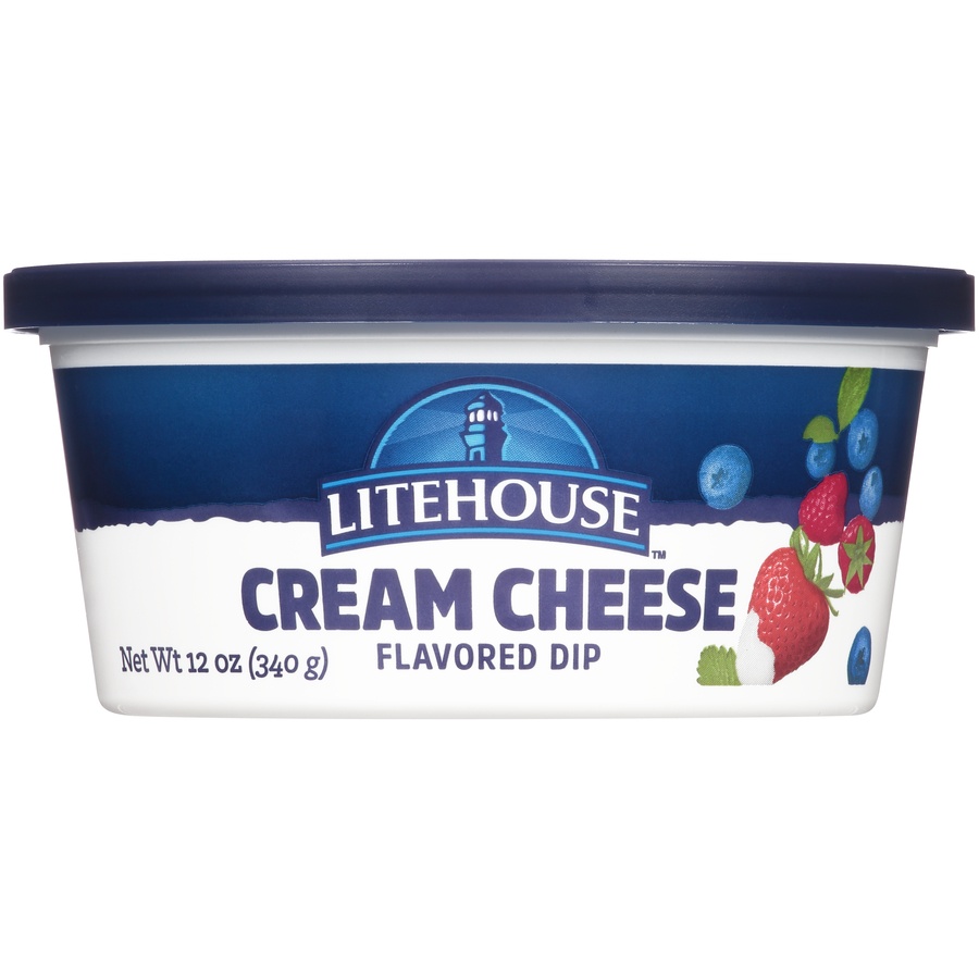 slide 1 of 6, Litehouse Cream Cheese Flavored Dip, 12 oz