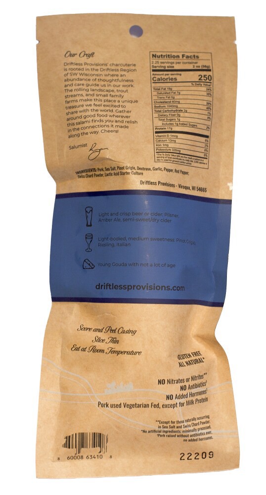 slide 2 of 3, Driftless Prov. Soppressata, 4.5 oz