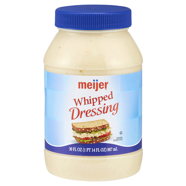 slide 1 of 3, Meijer Whipped Dressing, 30 oz