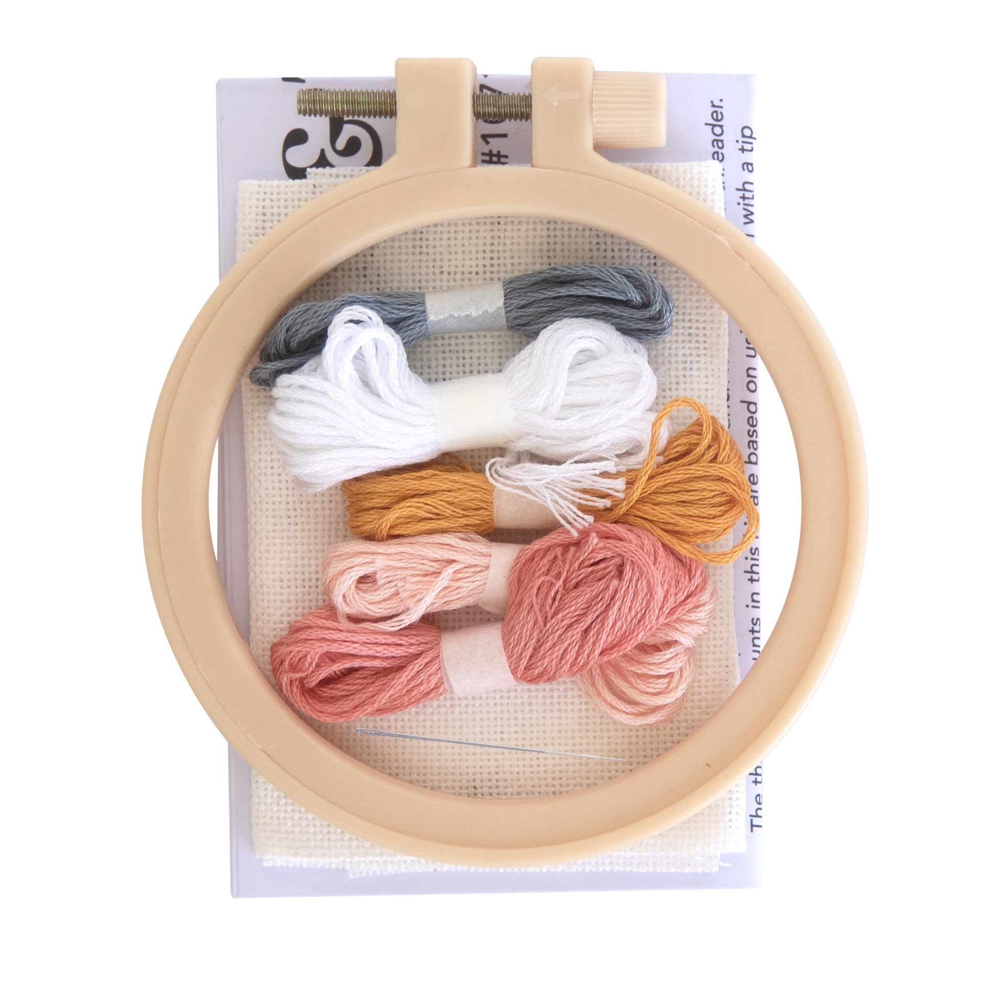 slide 4 of 4, Rainbow Punch Needle Kit By Loops & Threads, 3.5 in x 3.5 in