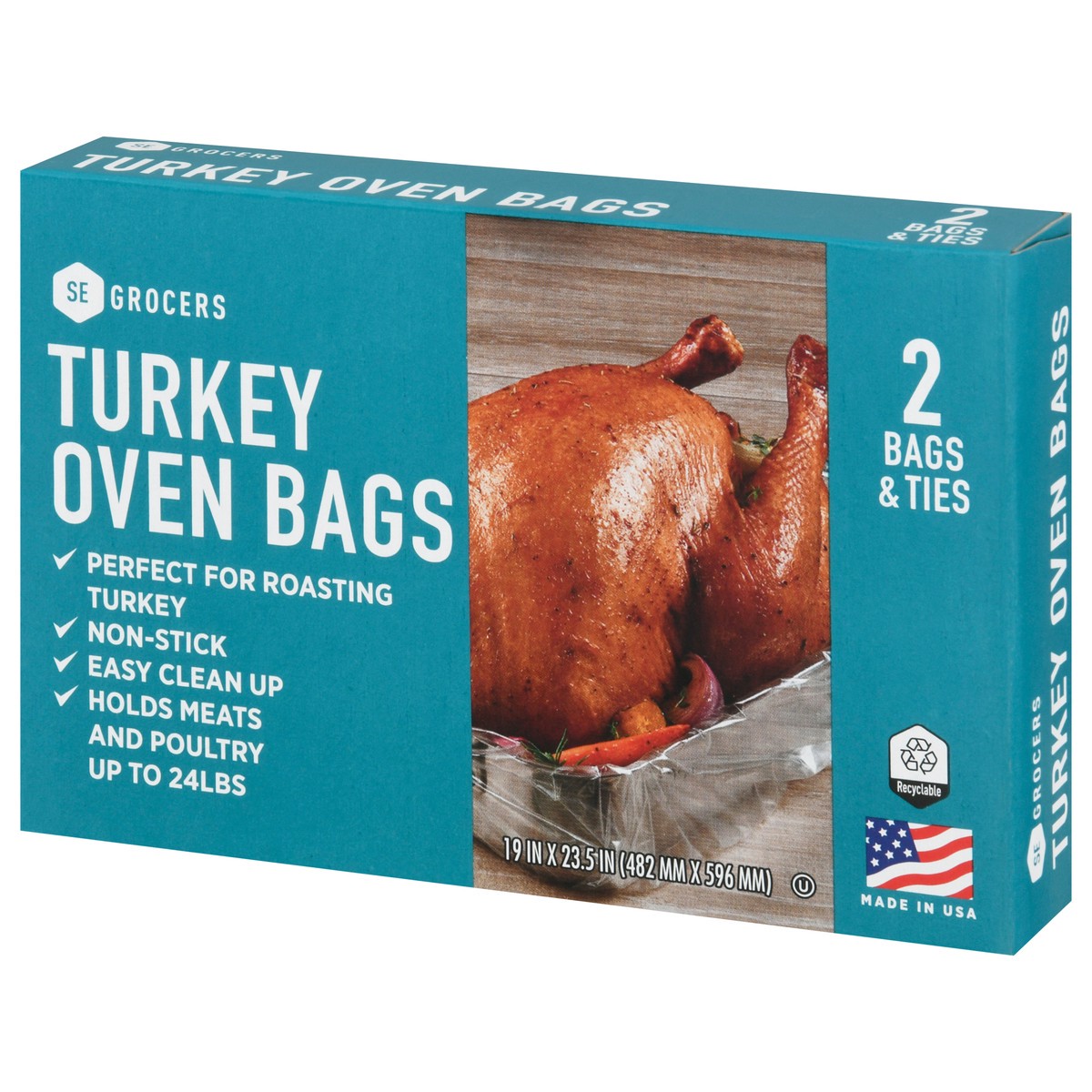 slide 11 of 11, SE Grocers Turkey Oven Bag 2ct, 2 ct