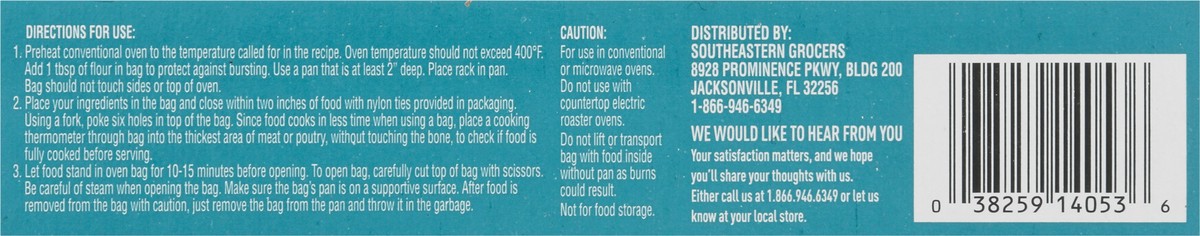 slide 9 of 11, SE Grocers Turkey Oven Bag 2ct, 2 ct