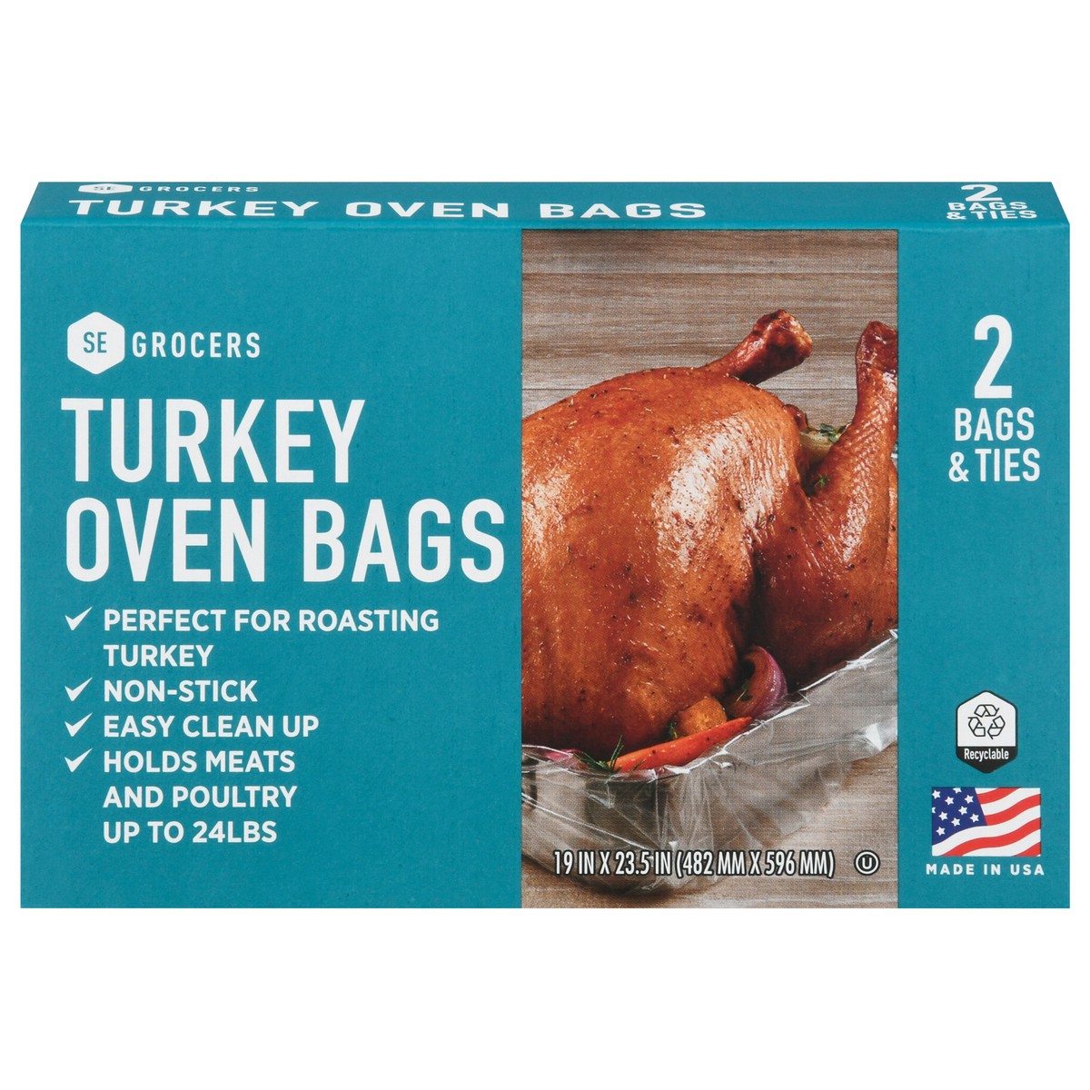slide 1 of 11, SE Grocers Turkey Oven Bag 2ct, 2 ct