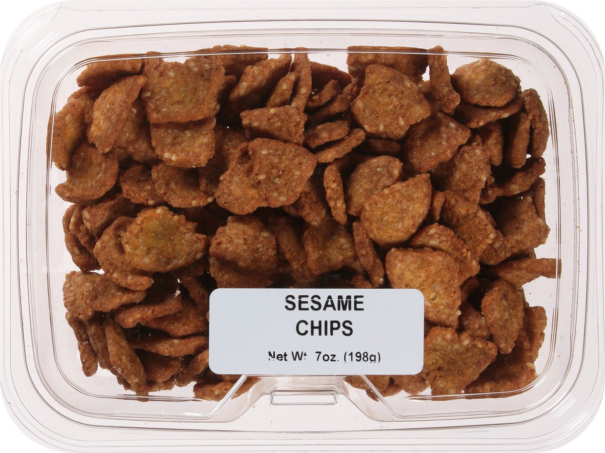 slide 6 of 9, JLM Manufacturing Sesame Chips 7 oz, 7 oz