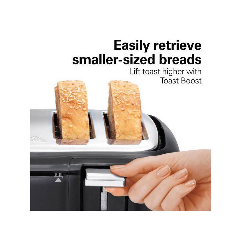 slide 3 of 8, Hamilton Beach 2 Slice Cool Touch Toaster Black, 1 ct