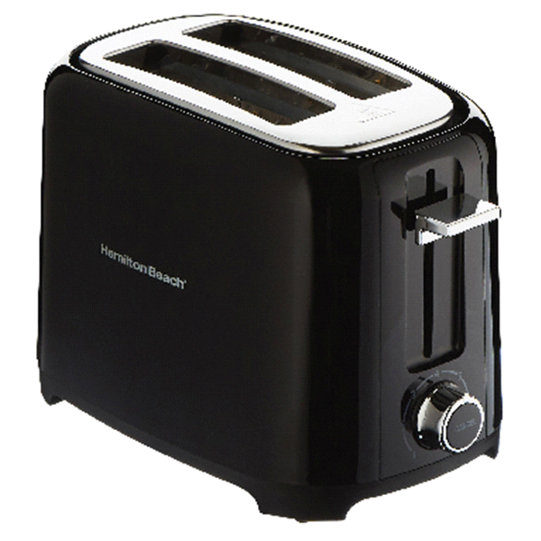 slide 1 of 1, Hamilton Beach 2 Slice Cool Touch Toaster Black, 1 ct