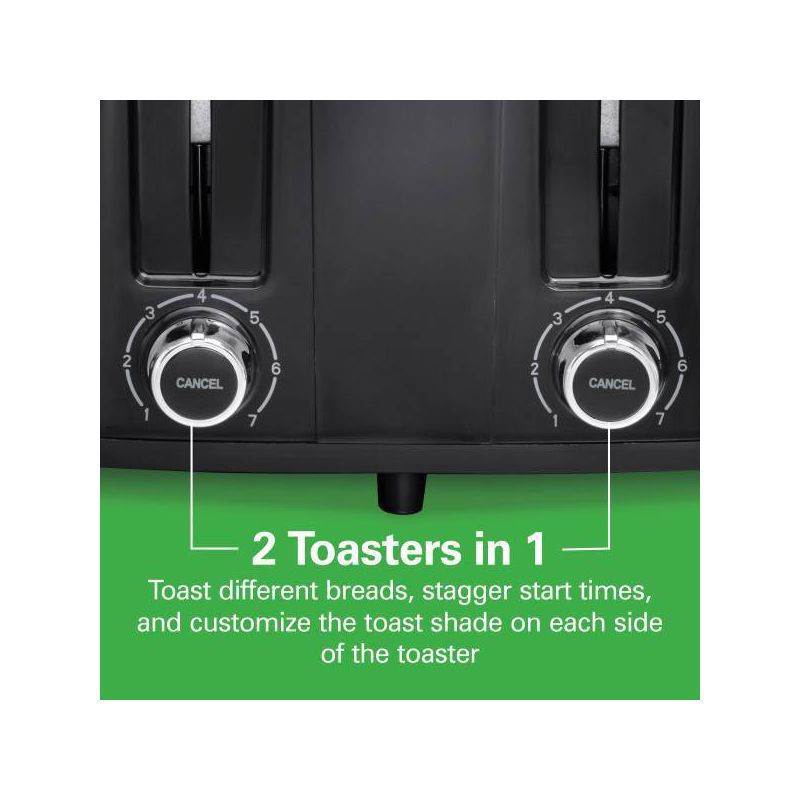 slide 4 of 8, Hamilton Beach 2 Slice Cool Touch Toaster Black, 1 ct