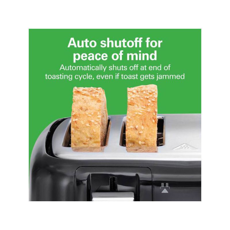 slide 6 of 8, Hamilton Beach 2 Slice Cool Touch Toaster Black, 1 ct