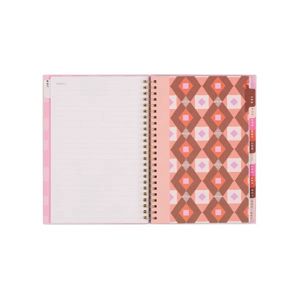 slide 5 of 10, 2026 Organized by Happy Planner Monthly/Weekly Small Twin Loop Planner, 5-1/2"" x 8-1/4"", Sunlit, January To December, PT0025S024, 1 ct