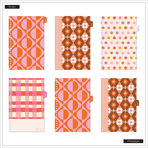 slide 9 of 10, 2026 Organized by Happy Planner Monthly/Weekly Small Twin Loop Planner, 5-1/2"" x 8-1/4"", Sunlit, January To December, PT0025S024, 1 ct