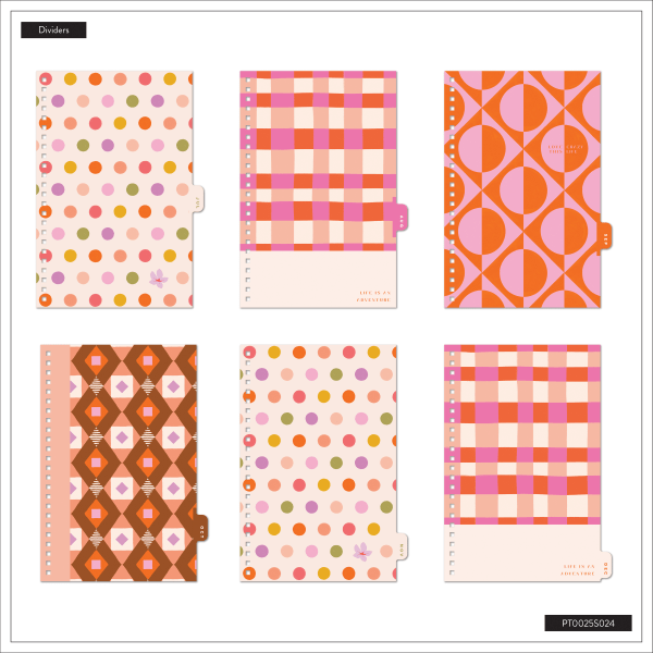 slide 2 of 10, 2026 Organized by Happy Planner Monthly/Weekly Small Twin Loop Planner, 5-1/2"" x 8-1/4"", Sunlit, January To December, PT0025S024, 1 ct