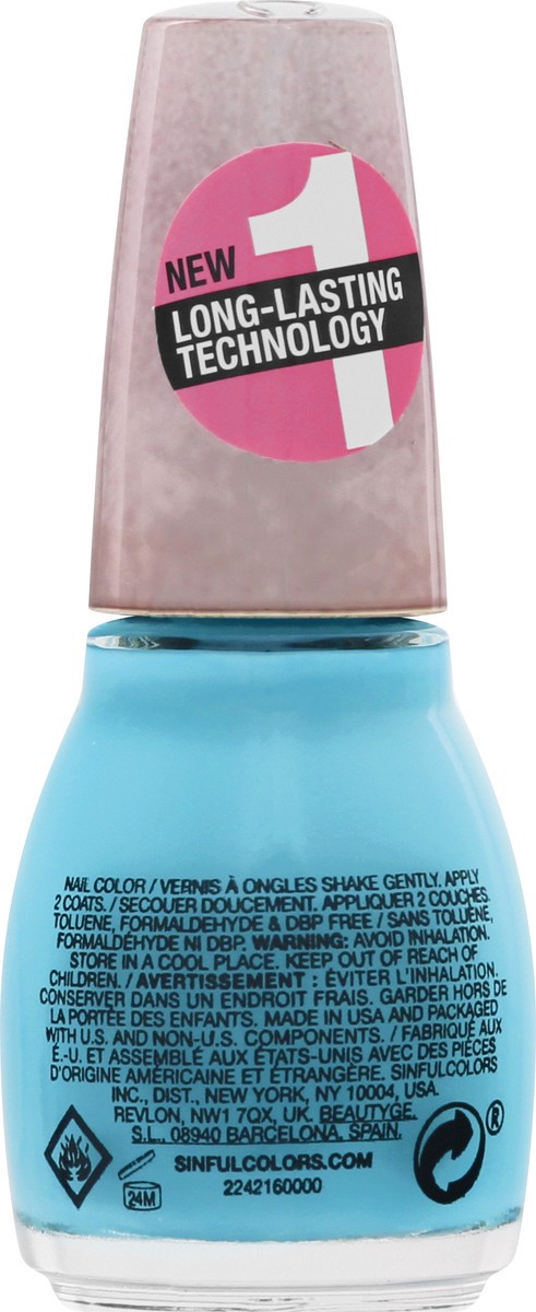 slide 6 of 9, Sinful Colors Shine Caribbean Cool 2600 Shine Nail Polish 0.5 oz, 0.5 oz