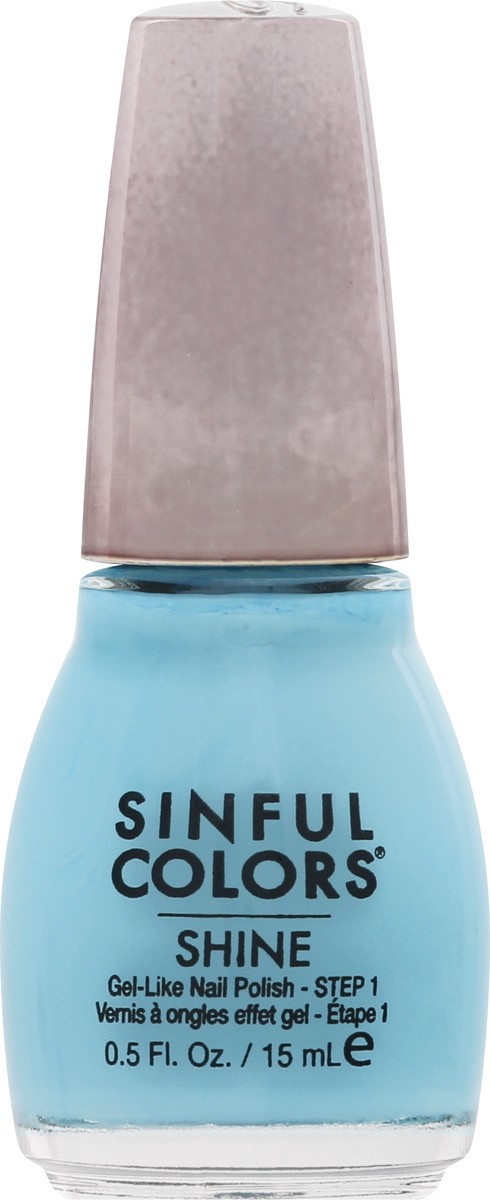 slide 7 of 9, Sinful Colors Shine Caribbean Cool 2600 Shine Nail Polish 0.5 oz, 0.5 oz