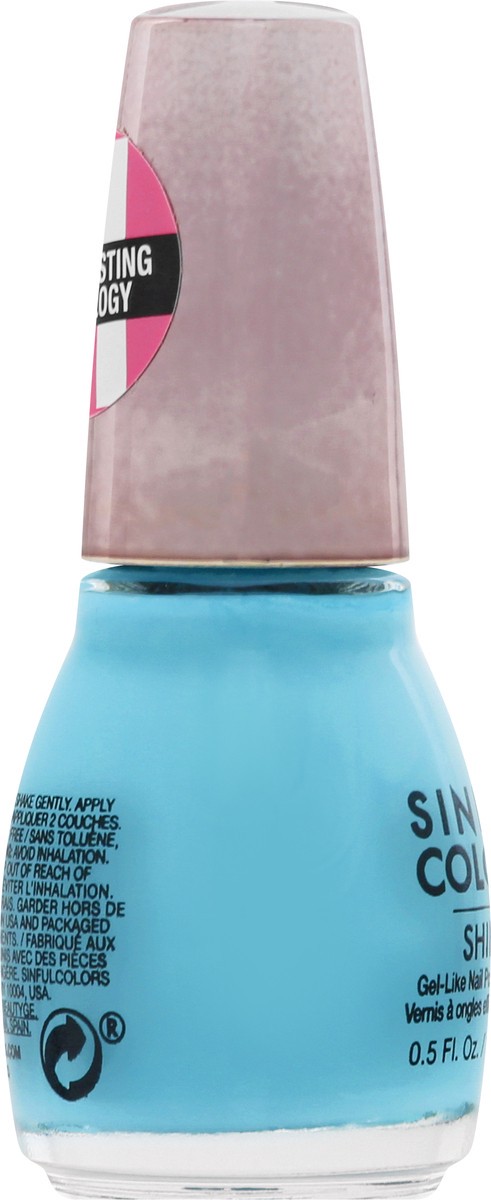 slide 4 of 9, Sinful Colors Shine Caribbean Cool 2600 Shine Nail Polish 0.5 oz, 0.5 oz