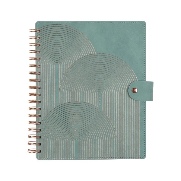 slide 5 of 10, 2026 Citrine Monthly/Weekly Classic Customizable Twin Loop Planner, 7"" x 9-1/4"", Sage, January To December, PZ0026C015, 1 ct