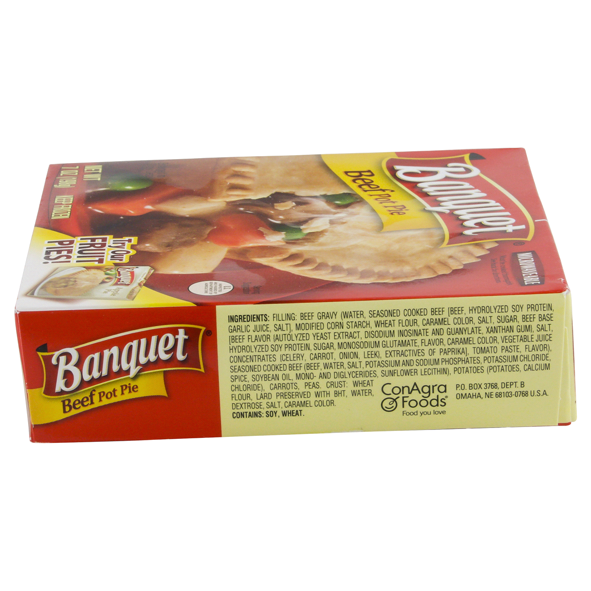 slide 2 of 6, Banquet Beef Pot Pie, 7 oz