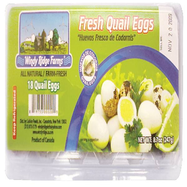 slide 1 of 1, Windy Ridge Farms Fresh Quail Eggs, 5.5 oz