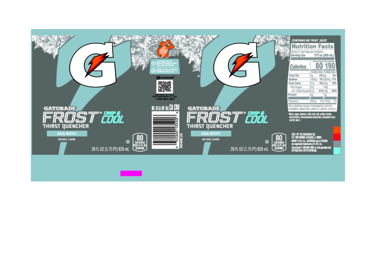 slide 8 of 8, Gatorade Frost Rain Berry Thirst Quencher 28 Fluid Ounce Plastic Bottle - 28 fl oz, 28 fl oz