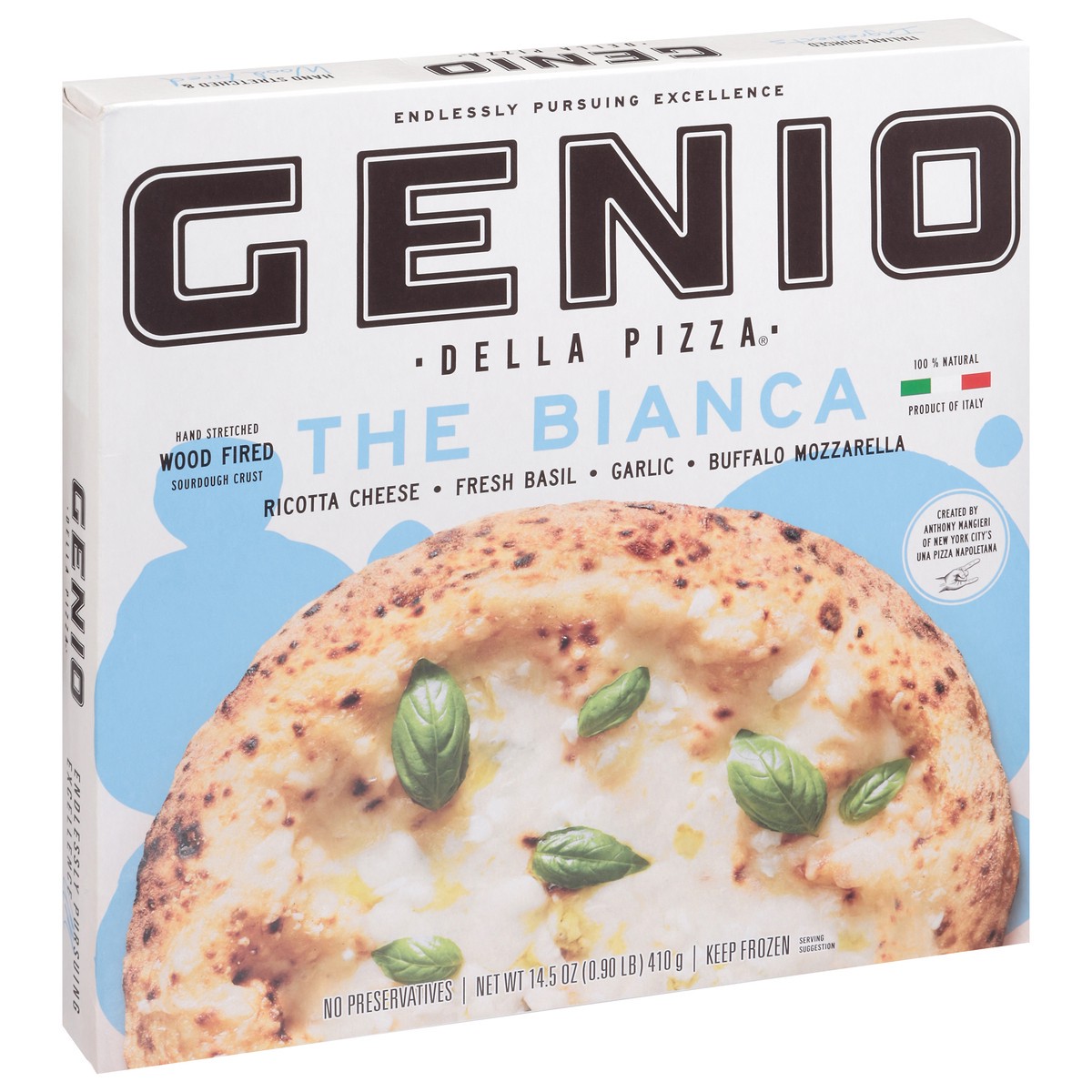 slide 4 of 4, Genio Della Pizza The Bianca Pizza 14.5 oz, 14.5 oz