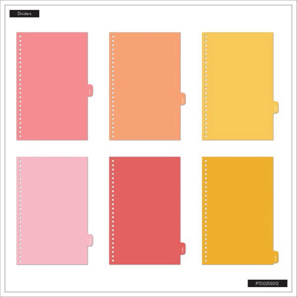 slide 7 of 10, 2026 Organized by Happy Planner Monthly/Weekly Small Twin Loop Planner, 5-1/2"" x 8-1/4"", Sunset, January To December, PT0025S012, 1 ct
