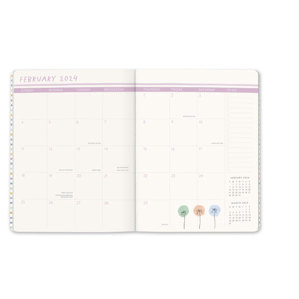 slide 5 of 7, Orange Circle Studio 24-Month Monthly Pocket Planner, 6-1/2'' X 4-1/2'', Bella Floral, January 2021 To December 2022, 1 ct