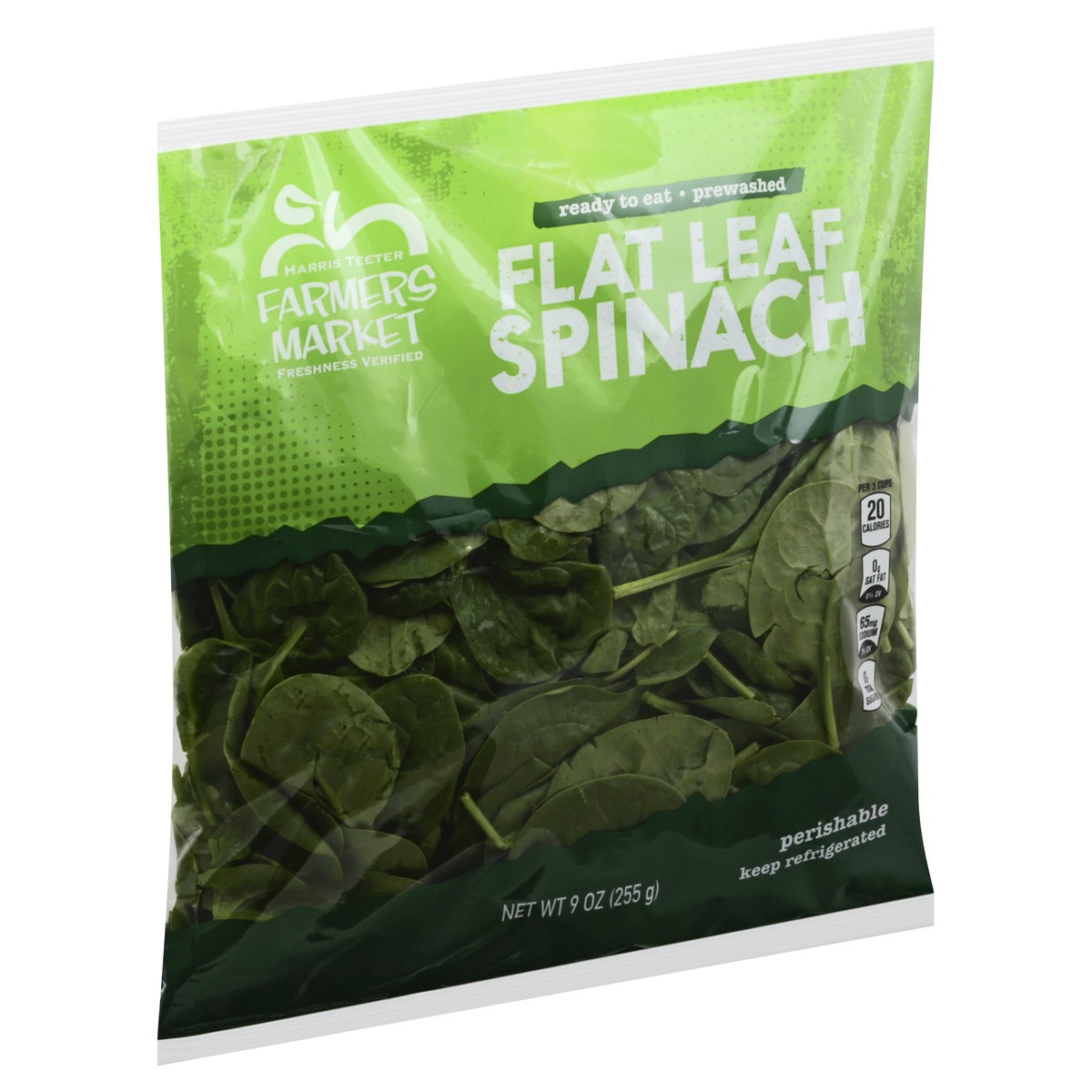 slide 4 of 9, Harris Teeter Farmers Market Flat Leaf Spinach 9 oz, 9 oz