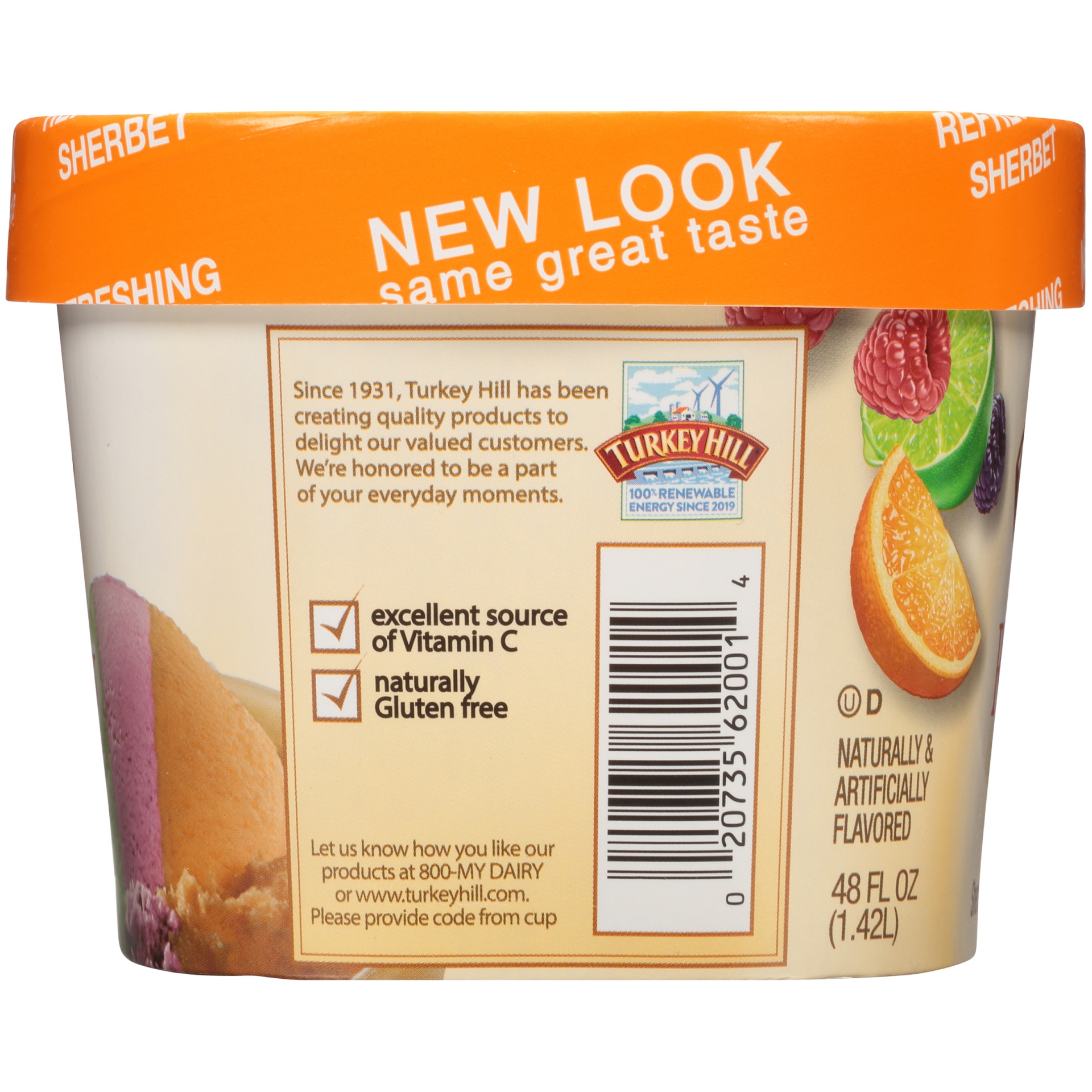 Turkey Hill Rainbow Sherbert 48 oz Shipt