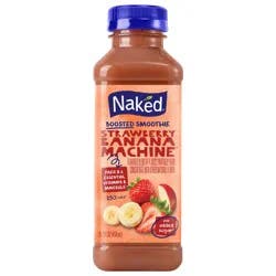 Naked No Sugar Added, Non GMO Strawberry Banana Fruit Juice, 15.2 Fl Oz, Bottle