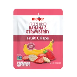 Meijer Freeze-Dried Banana And Strawberry Fruit Crisps