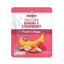 Meijer Freeze-Dried Banana And Strawberry Fruit Crisps