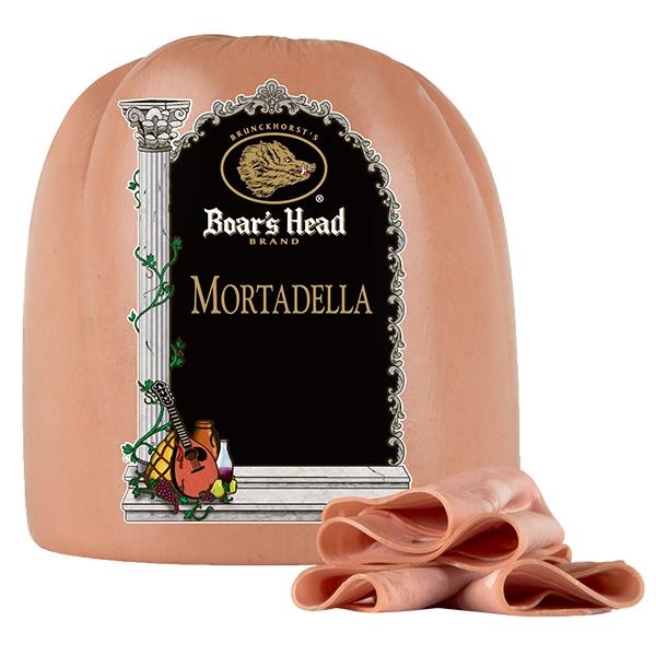 slide 1 of 1, Boar's Head Mortadella Without Pistachios, per lb