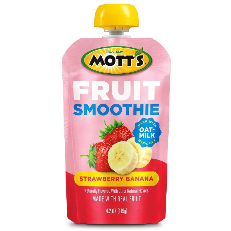 slide 4 of 8, Motts Frt Smoothi -Straw Ban, 8 ct