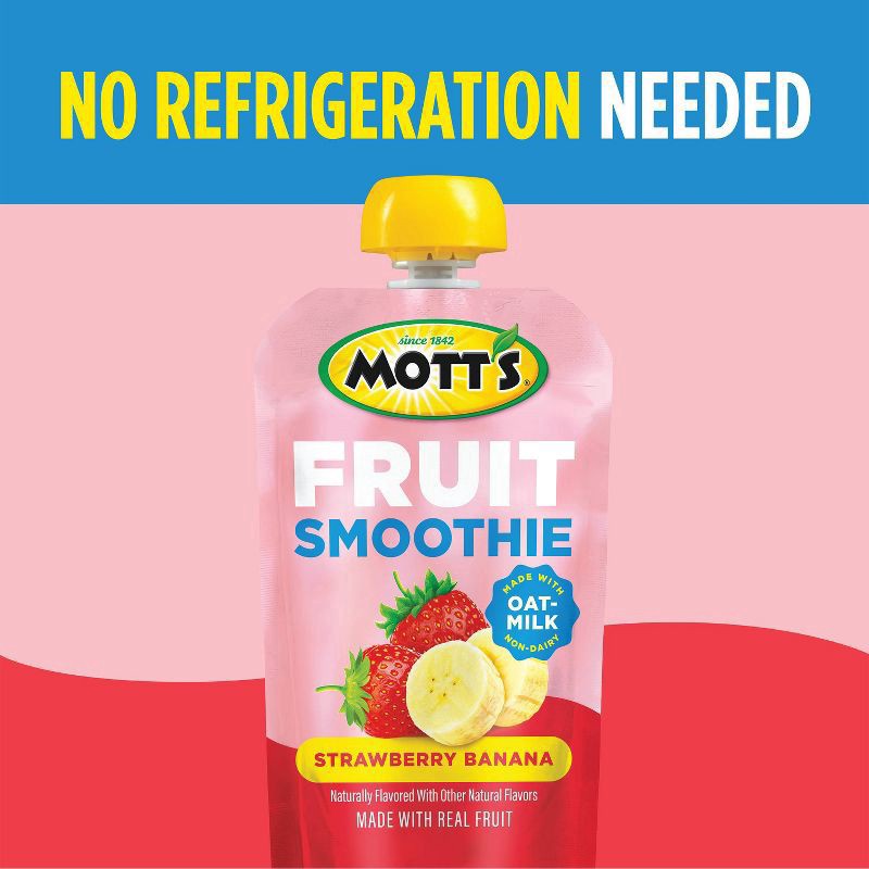 slide 6 of 8, Motts Frt Smoothi -Straw Ban, 8 ct