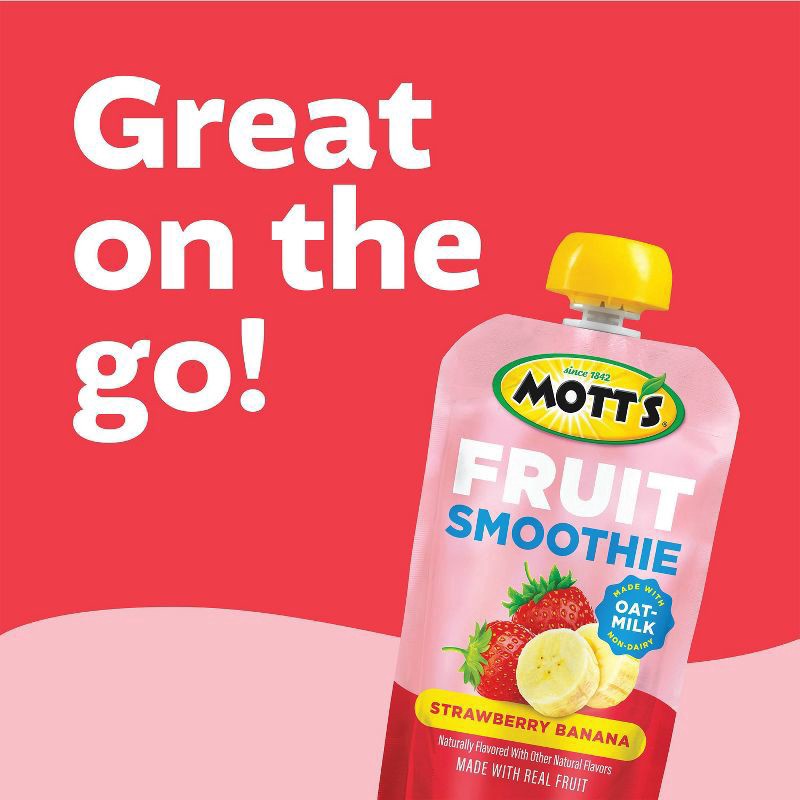 slide 3 of 8, Motts Frt Smoothi -Straw Ban, 8 ct