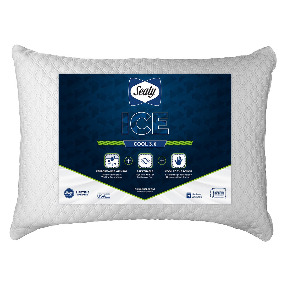 slide 1 of 17, Sealy Ice Cool Pillow, 1 ct