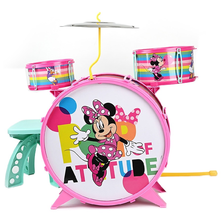 slide 1 of 1, Walgreens Disney Drum Set - Minnie, 1 ct