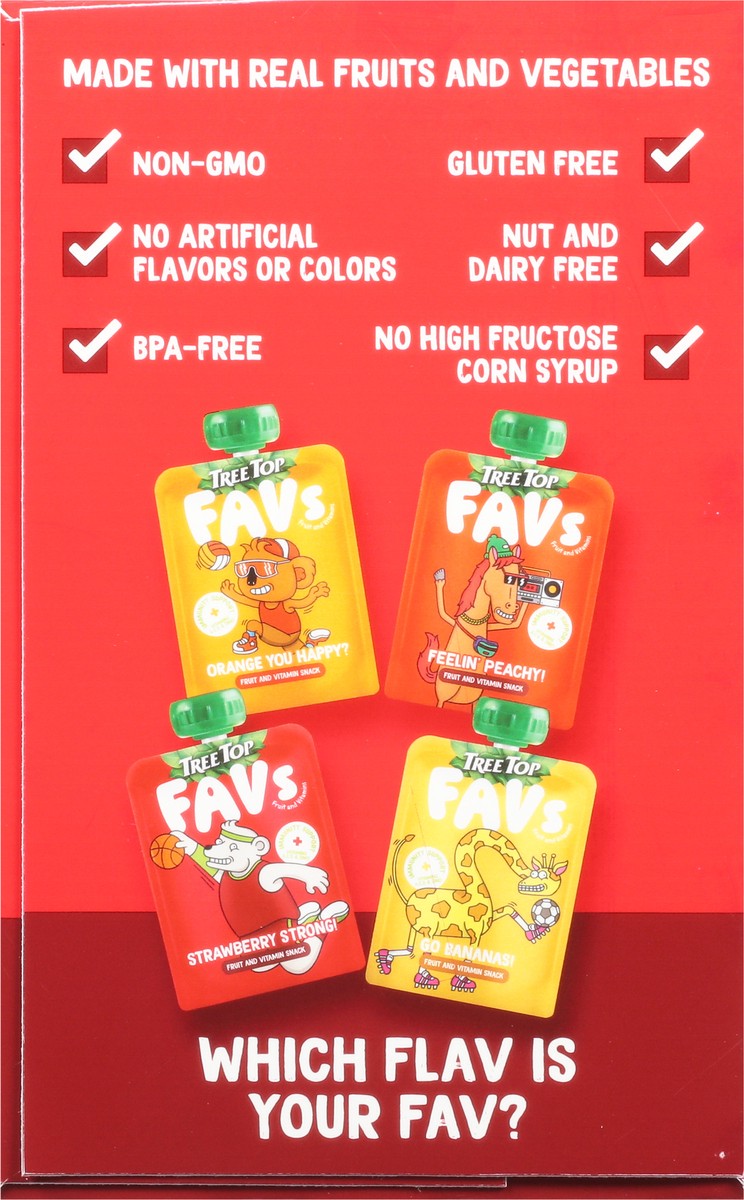 slide 5 of 14, Tree Top Strawberry Strong Fruit & Veggie Blend 10 - 3.2 oz Pouches, 10 ct