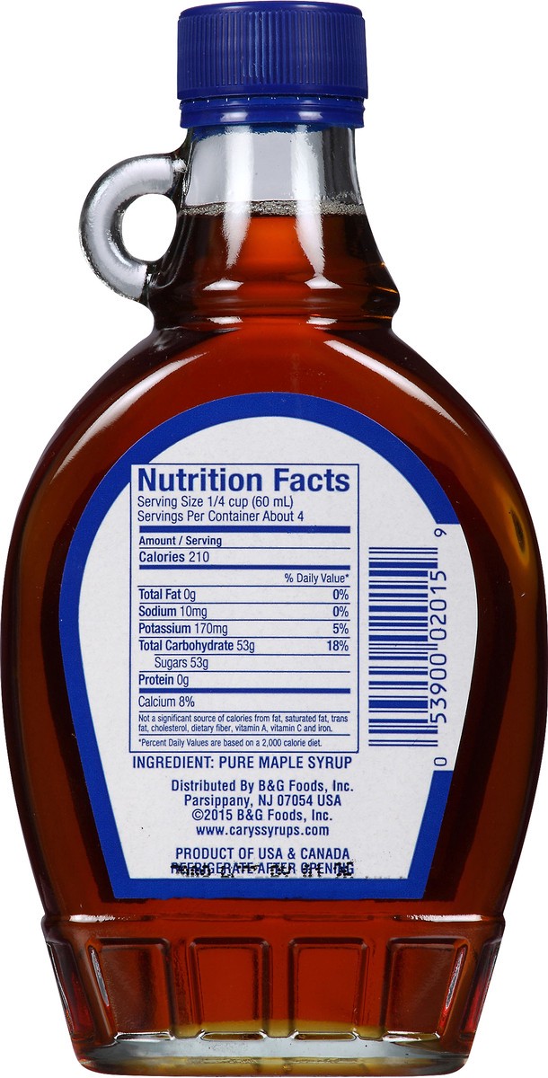 slide 2 of 9, Cary's Maple Syrup, 8 oz