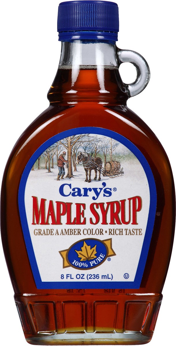 slide 8 of 9, Cary's Maple Syrup, 8 oz