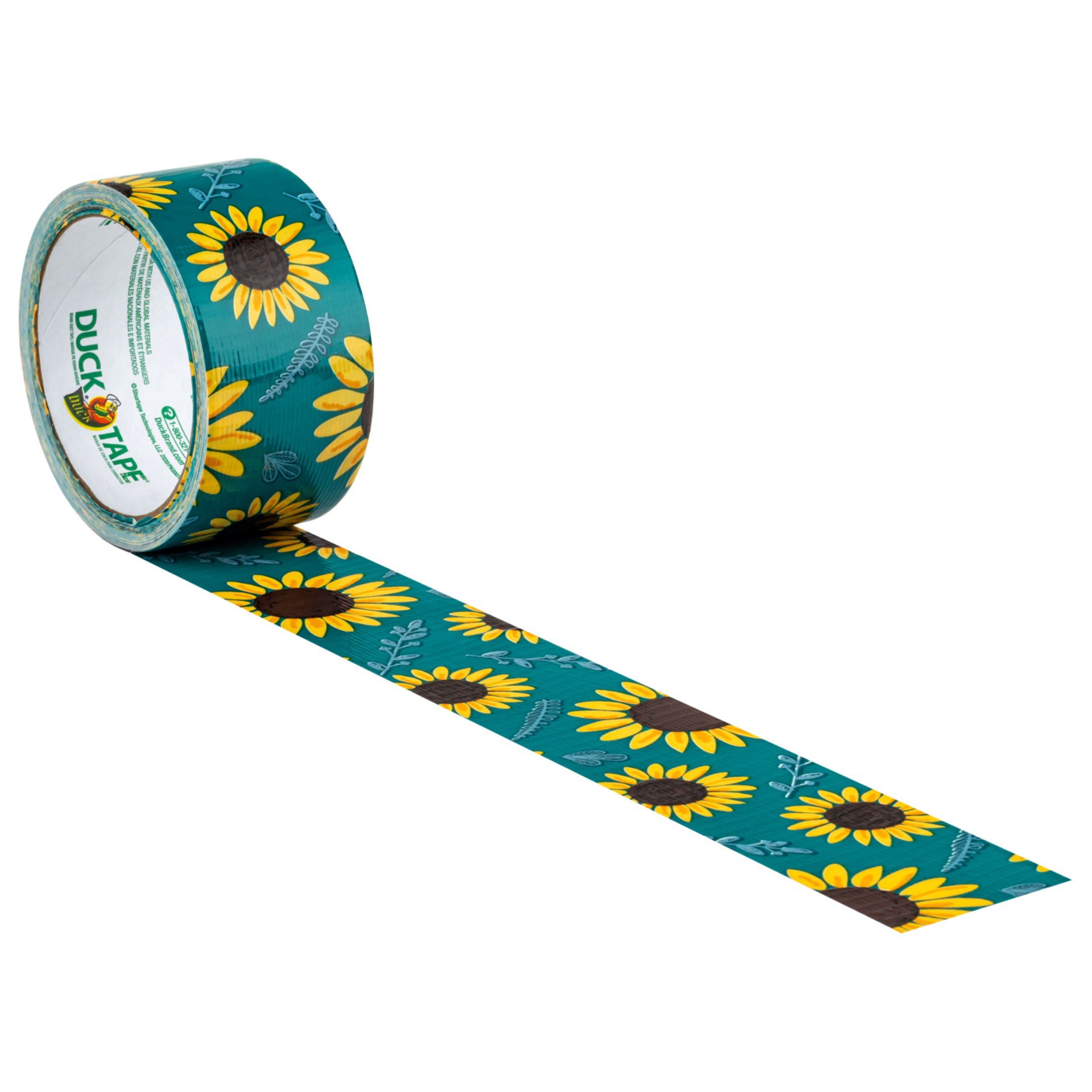 slide 5 of 6, Duck Brand Sunflower Duct Tape, 1.88 in x 10 yd