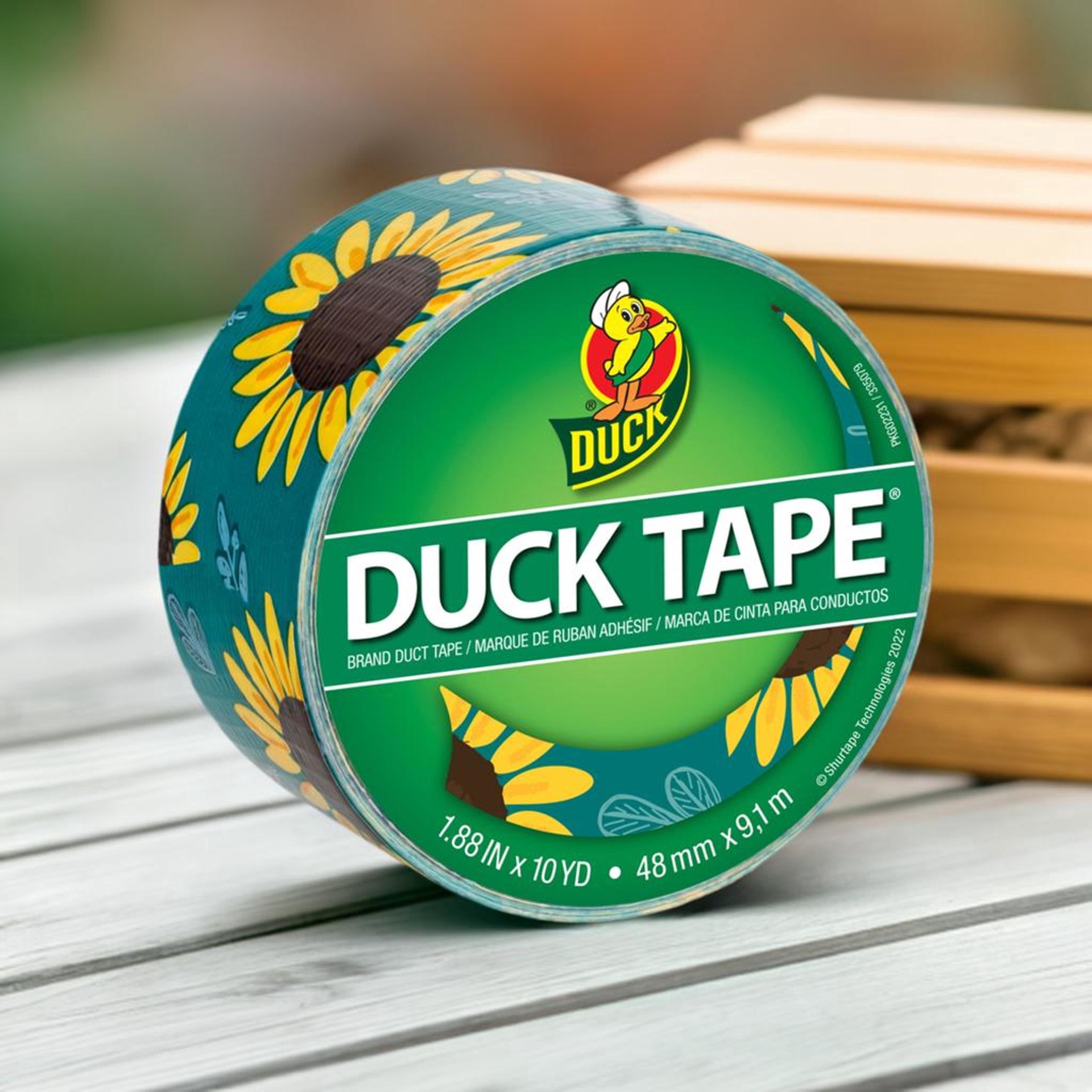 slide 4 of 6, Duck Brand Sunflower Duct Tape, 1.88 in x 10 yd