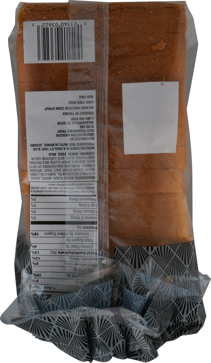 slide 6 of 9, Prestige Brioche Sliced Loaf, 17 oz