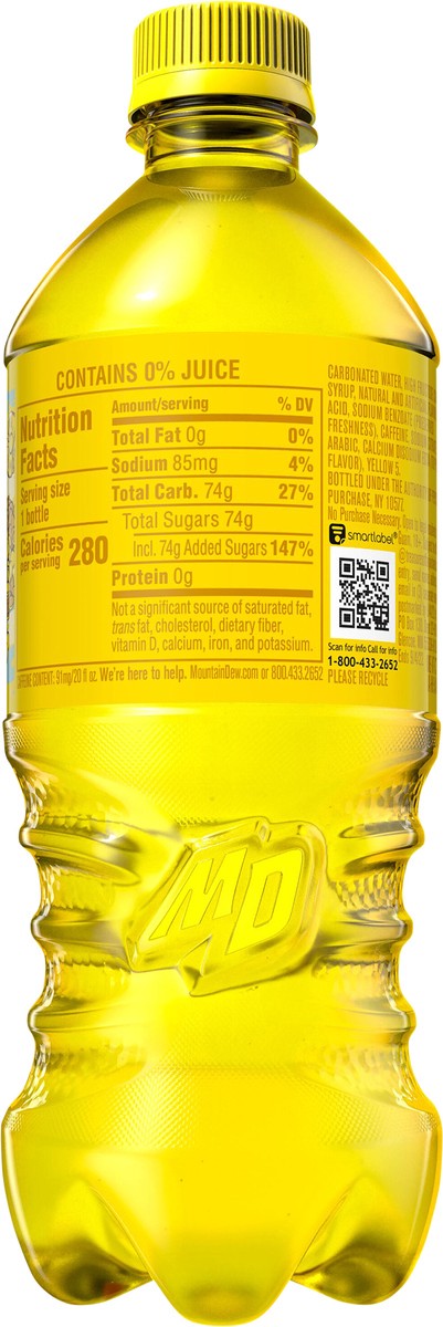 slide 4 of 4, Mountain Dew Soda, 20 fl oz