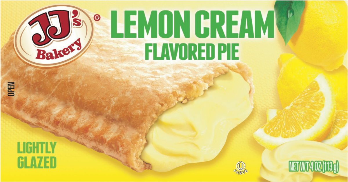 slide 1 of 1, JJ's Bakery Cream Pie, Lemon, Lightly Glazed, 4 oz