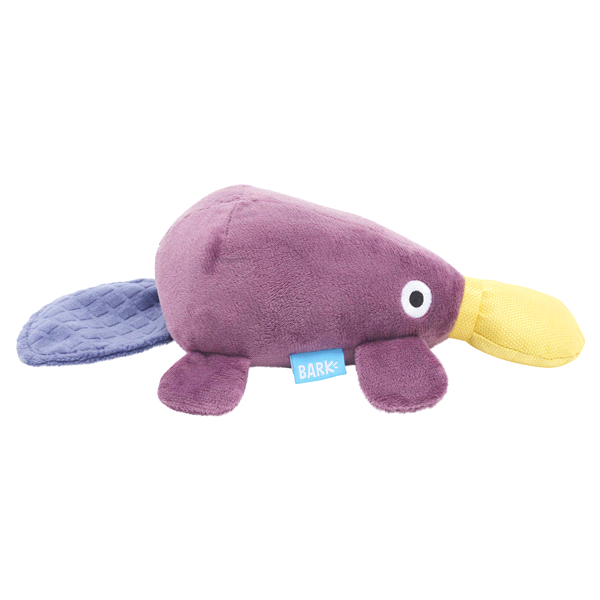 slide 1 of 1, BARK Drongo Platypus Plush Pet Toy, 1 ct