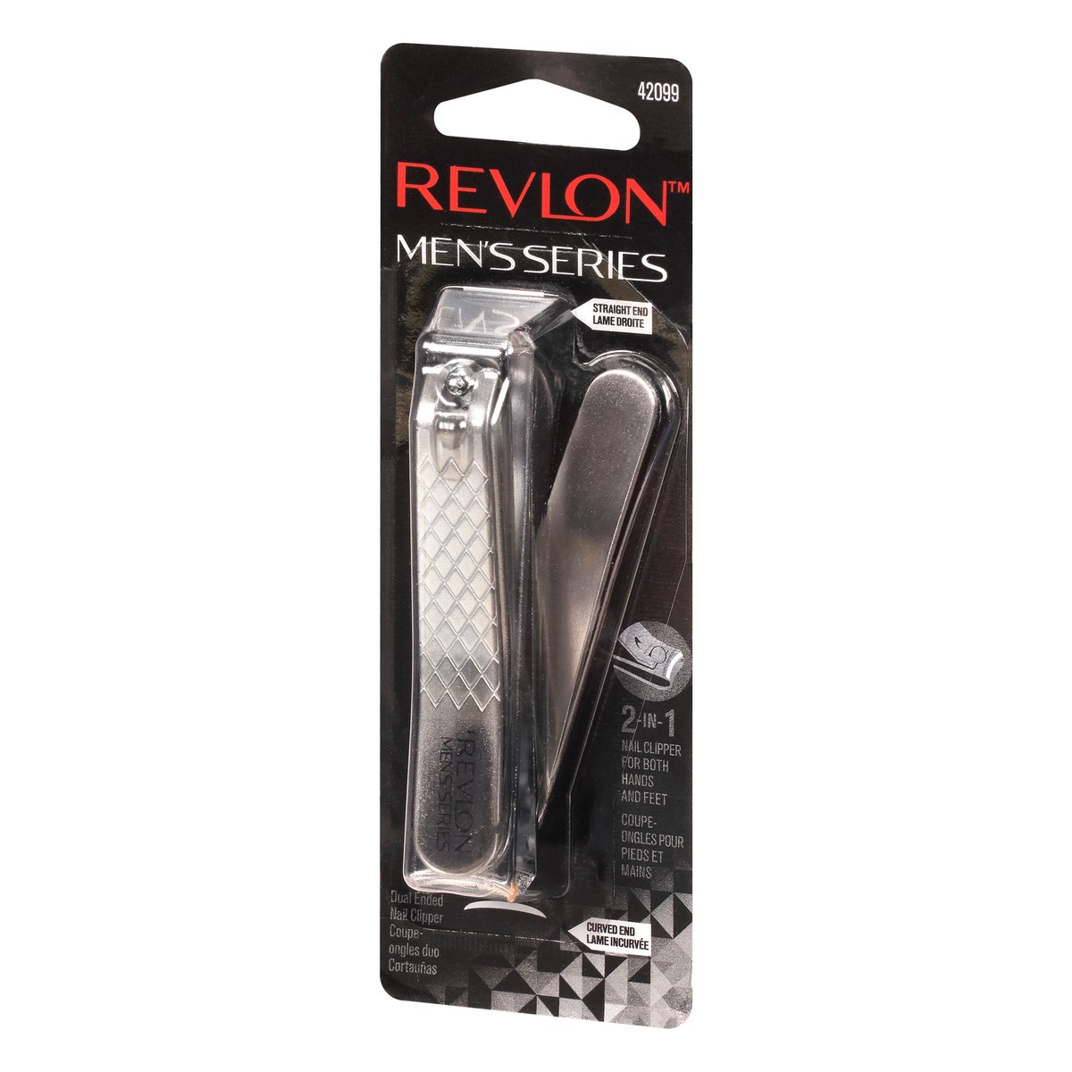 slide 2 of 9, Revlon Men's Series 2-in-1 Nail Clipper 1 ea, 1 ct