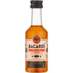 Bacardi Spiced Rum, Gluten Free 35% 5 cl/50 ml