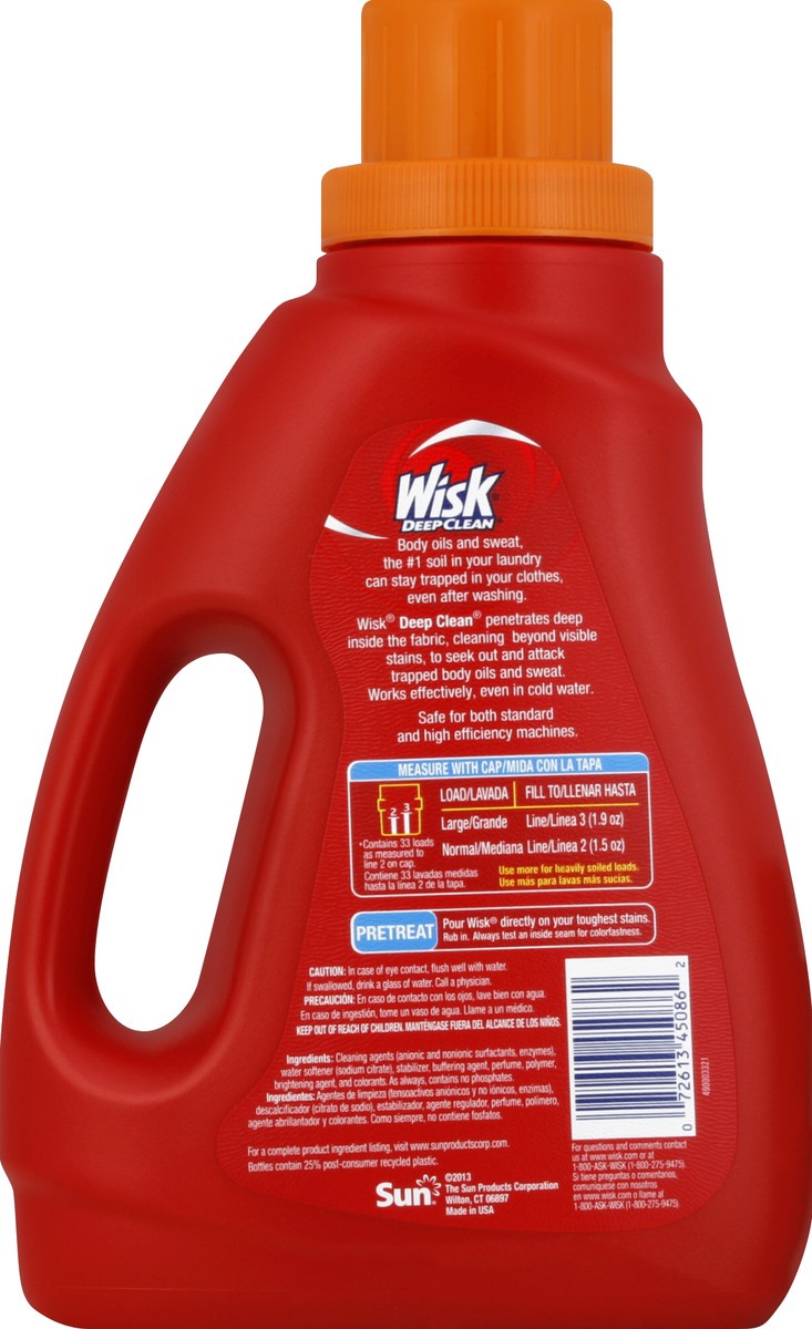 slide 3 of 3, Wisk Detergent 50 oz, 50 oz