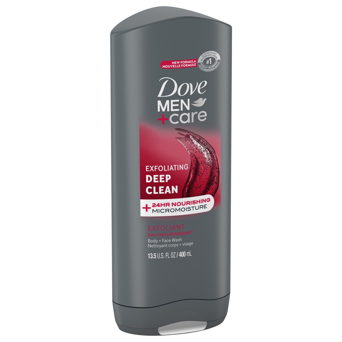 slide 2 of 9, Dove Bc Dove Men+ Deep Clean Body & Face Wash, 13.5 fl oz