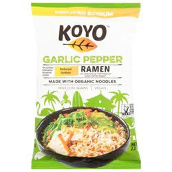Koyo Reduced Sodium Garlic Pepper Ramen 2.1 oz
